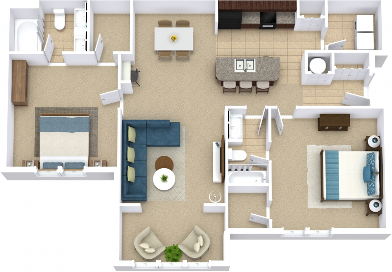 Apartments in Houma | Ansley Place, Houma, LA The Juniper